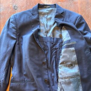 John Varvatos Navy Blue Suit